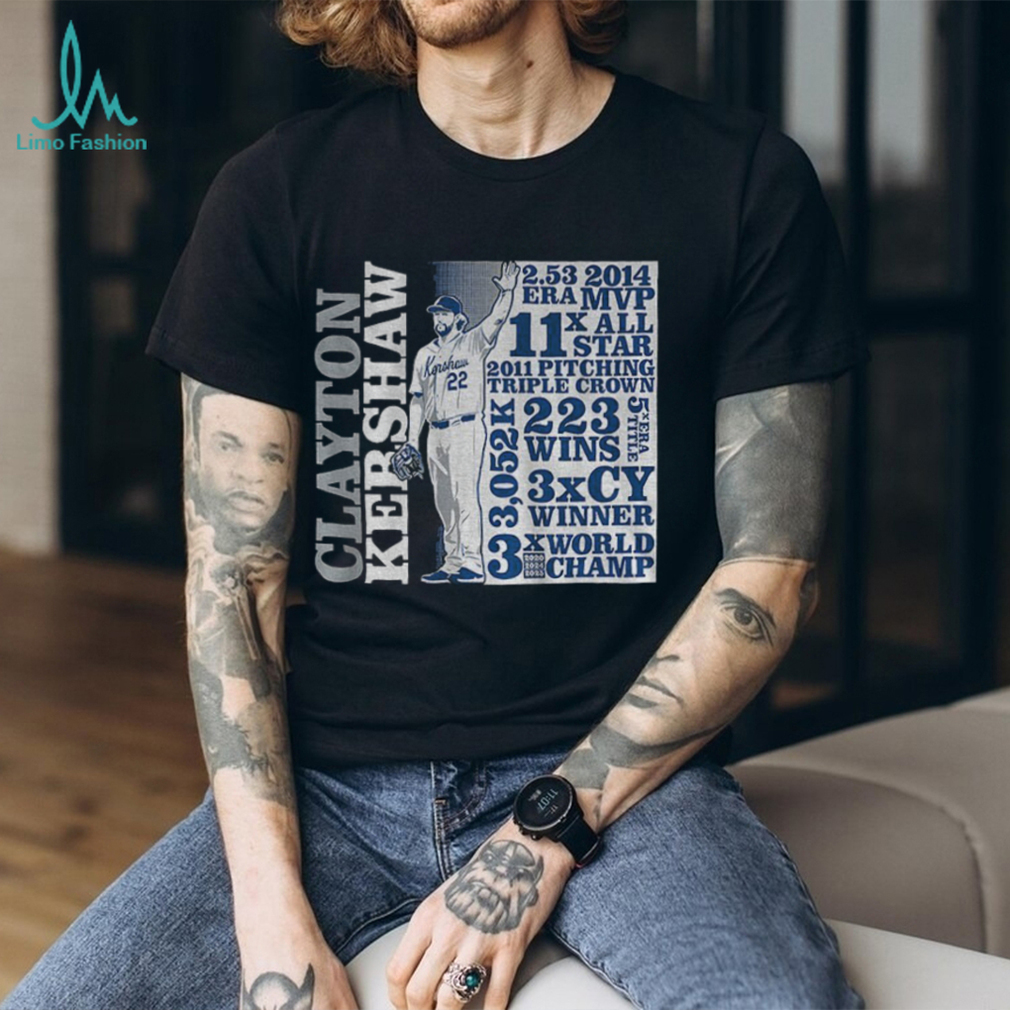 Clayton Kershaw Goat List Los Angeles Dodgers MLB Baseball Era MVP x All Star Pitching Triple Crown shirt Clayton Kershaw Goat List Los Angeles Dodgers MLB Baseball Era MVP x All Star Pitching Triple Crown shirt