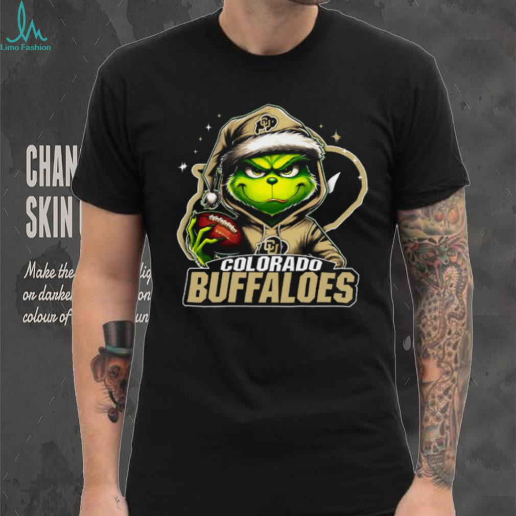 Colorado Buffaloes Grinch Christmas Football T Shirt