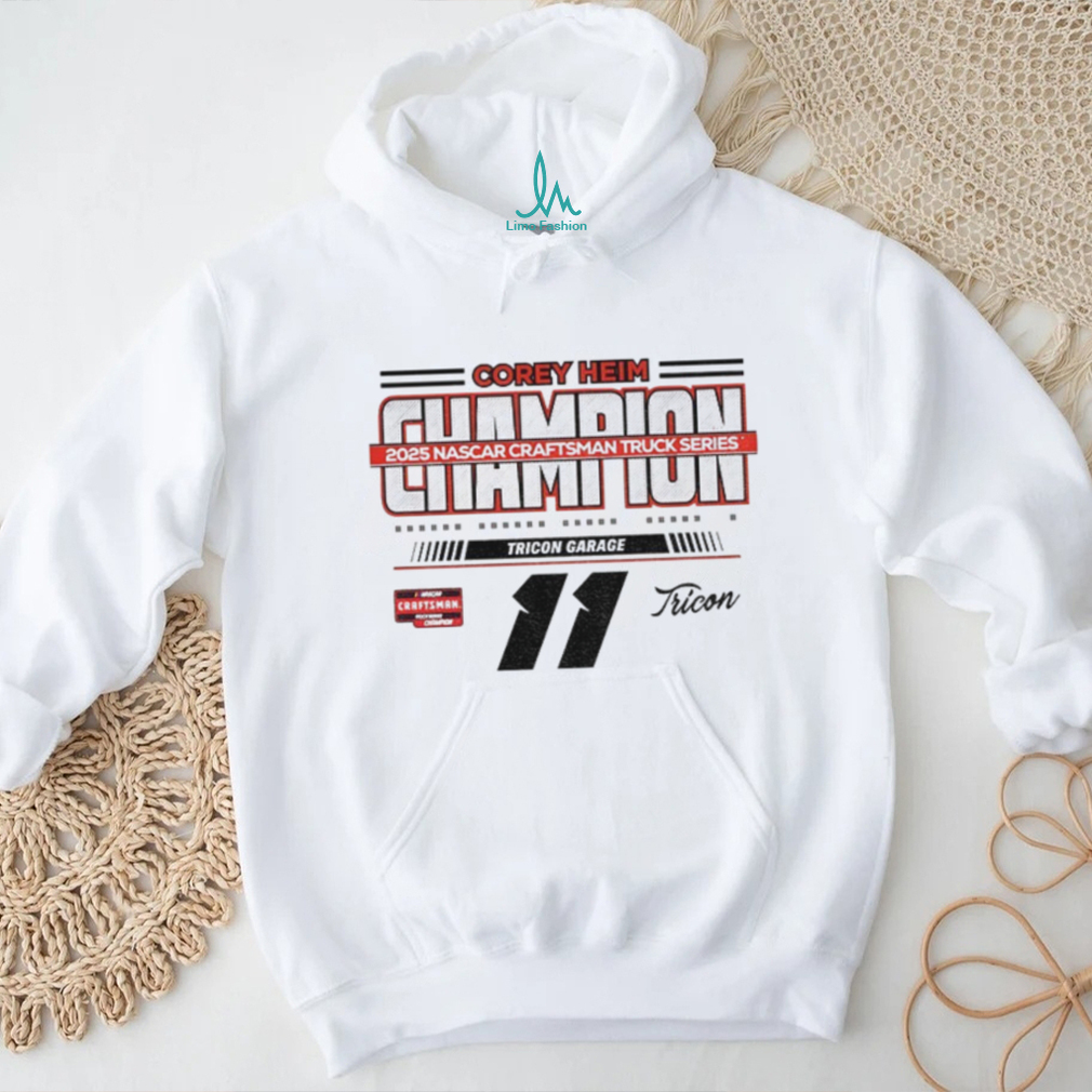 Corey Heim Checkered Flag Sports 2025 Nascar Craftsman Truck Series Champion shirt Corey Heim Checkered Flag Sports 2025 Nascar Craftsman Truck Series Champion shirt