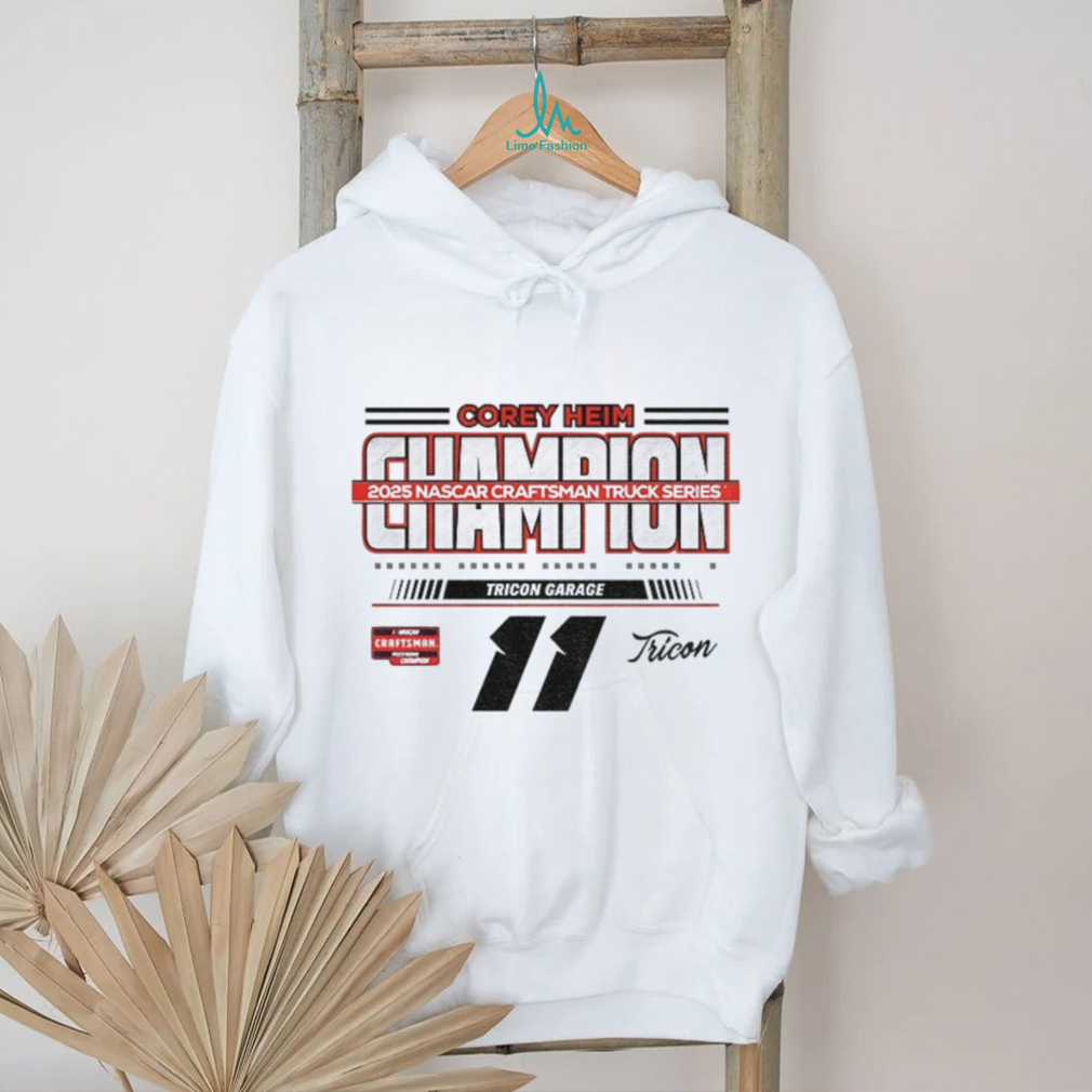 Corey Heim Checkered Flag Sports 2025 Nascar Craftsman Truck Series Champion shirt Corey Heim Checkered Flag Sports 2025 Nascar Craftsman Truck Series Champion shirt
