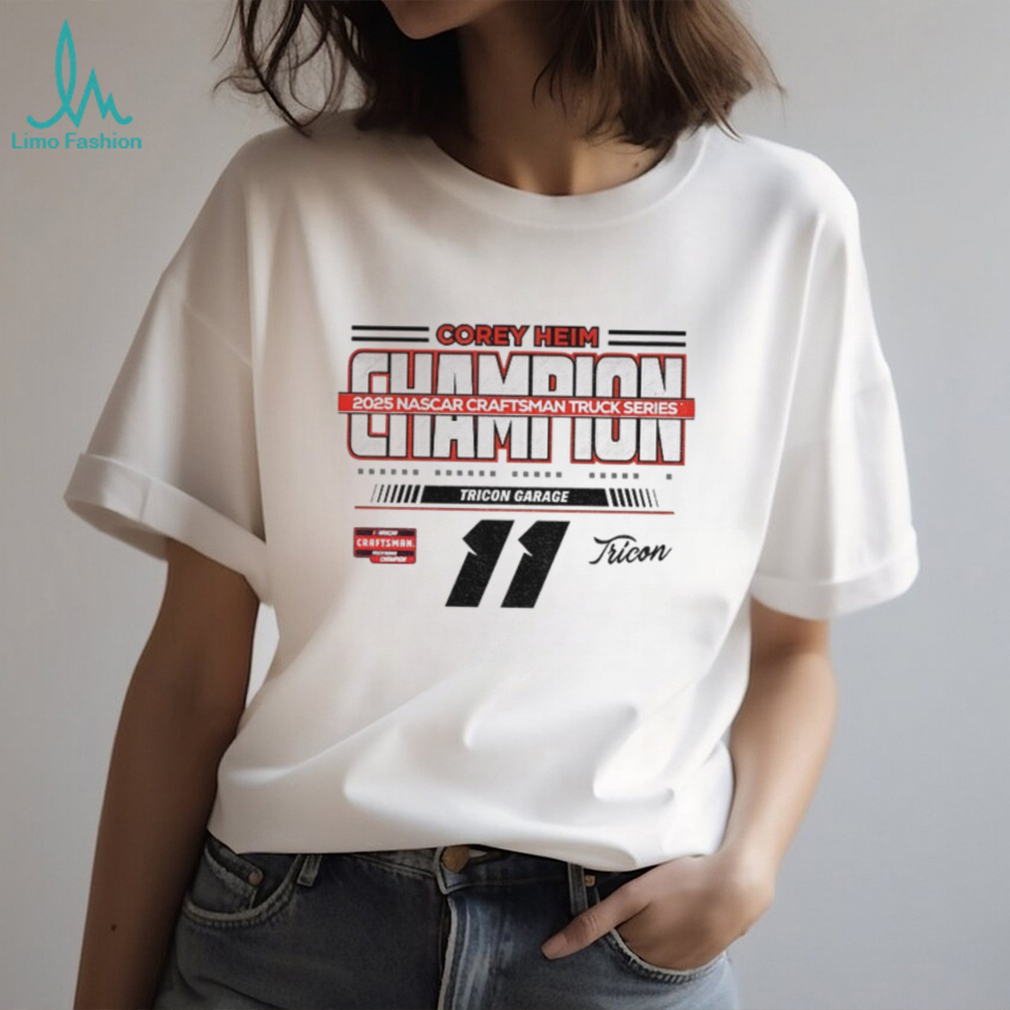 Corey Heim Checkered Flag Sports 2025 Nascar Craftsman Truck Series Champion shirt Corey Heim Checkered Flag Sports 2025 Nascar Craftsman Truck Series Champion shirt