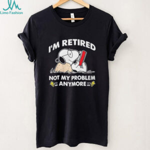 Cute Snoopy 'I'm Retired and Quite Frankly No Longer Give A Crap' T Shirt