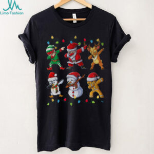 Dabbing Santa Elf Friends Christmas Boys Girls Men Xmas Dab T Shirt