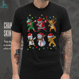 Dabbing Santa Elf Friends Christmas Boys Girls Men Xmas Dab T Shirt