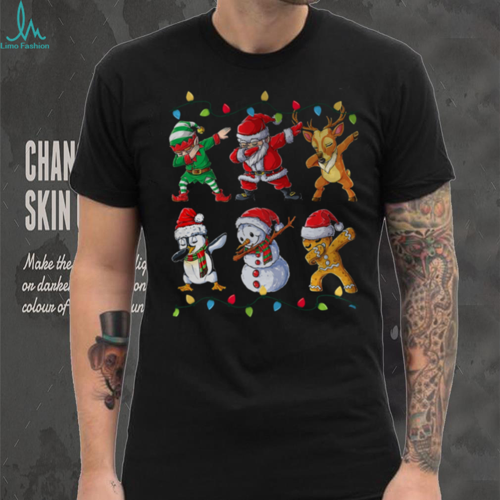 Dabbing Santa Elf Friends Christmas Boys Girls Men Xmas Dab T Shirt Dabbing Santa Elf Friends Christmas Boys Girls Men Xmas Dab T Shirt