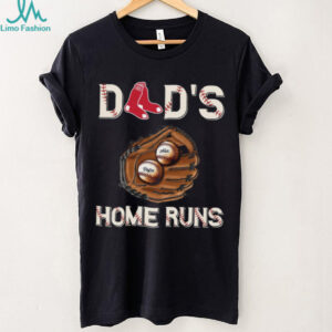 Dad's Home Runs T Shirt with Kids' Names