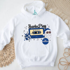 Dallas Cowboys Christmas Santa Play Music Football T Shirt