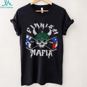 Dallas Stars Finnish Mafia skull DLLS Texs hockey shirt