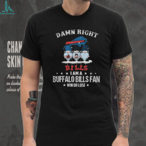 Damn Right I Bleed Bills Red Buffalo Bills Fan T Shirt
