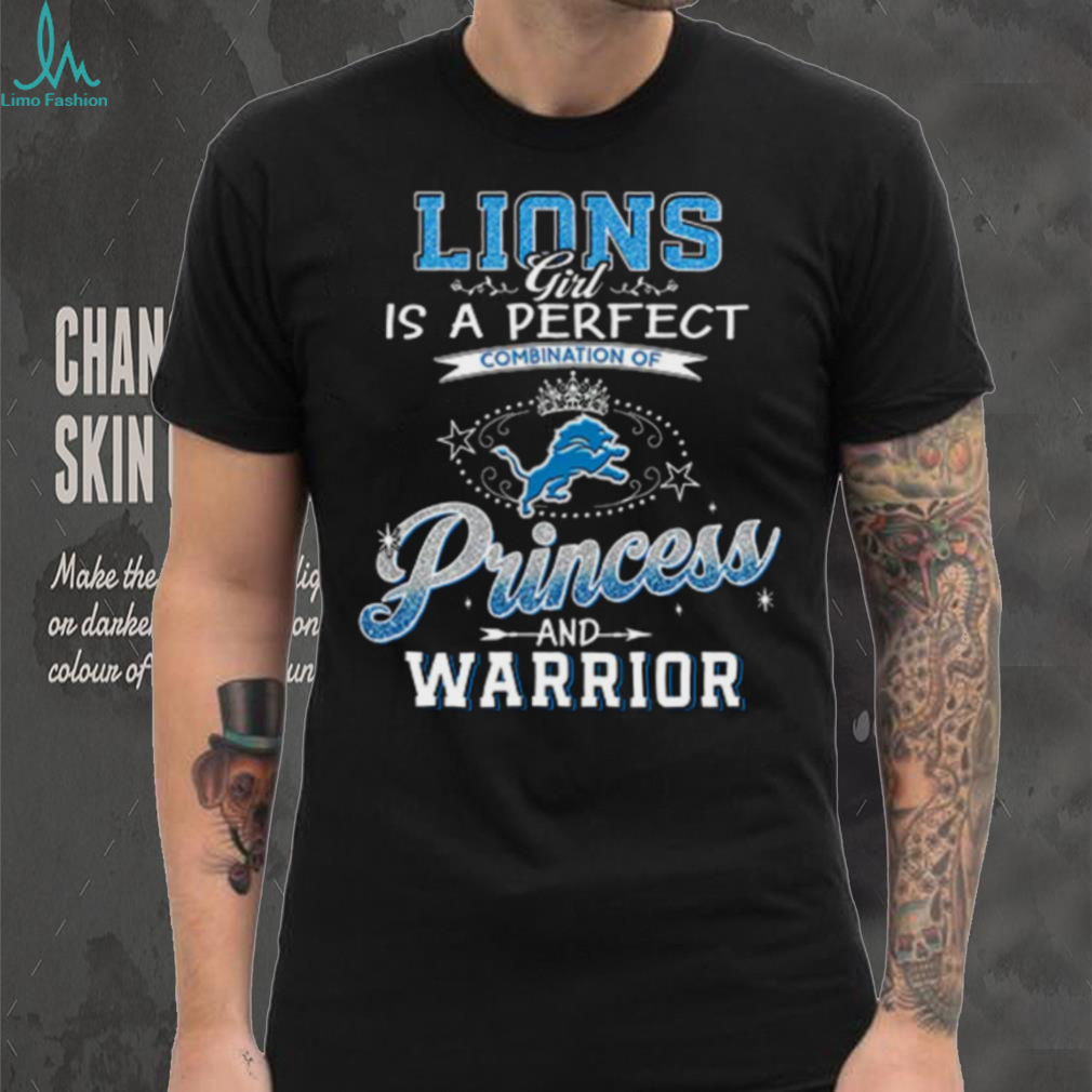 Detroit Lions Girl Princess Warrior T Shirt Detroit Lions Girl Princess Warrior T Shirt