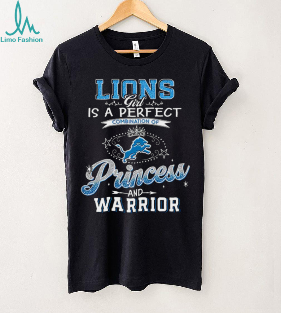 Detroit Lions Girl Princess Warrior T Shirt Detroit Lions Girl Princess Warrior T Shirt
