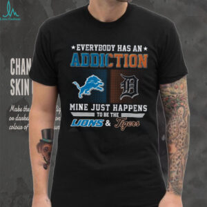 Detroit Lions & Tigers Fan T Shirt