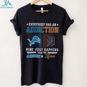 Detroit Lions & Tigers Fan T Shirt