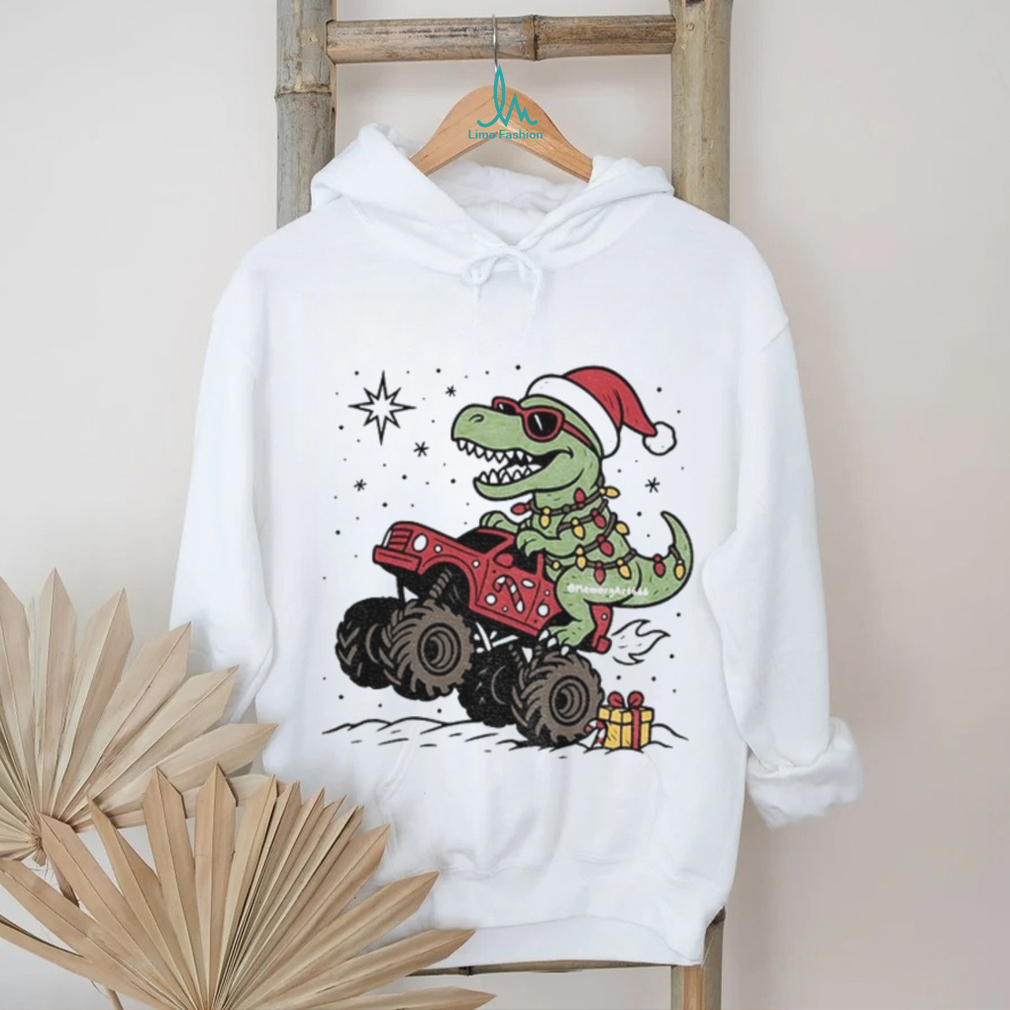Dinosaur T rex Christmas Monster Truck shirt Dinosaur T rex Christmas Monster Truck shirt