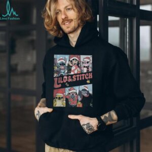 Disney Lilo & Stitch Christmas Character Panels T Shirt