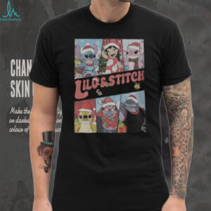 Disney Lilo & Stitch Christmas Crew Long Sleeve T Shirt