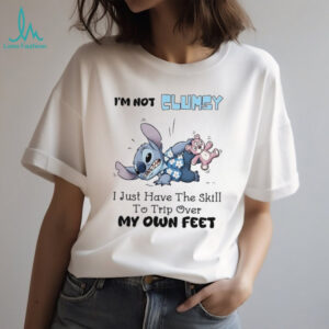 Disney Lilo & Stitch I'm Not Clumsy Funny T Shirt