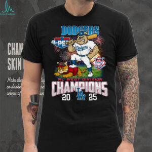 Dodgers 2025 NL West Division Champions Mascot Shirt
