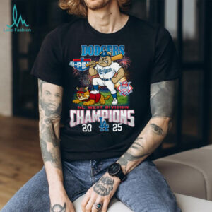 Dodgers 2025 NL West Division Champions Mascot Shirt
