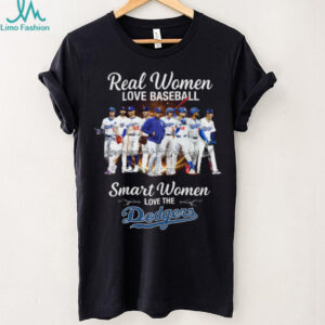 Dodgers Merch Reall Women Love Baseball Smart Women Love The Dodgers T Shirt