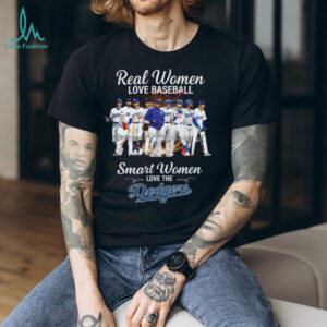Dodgers Merch Reall Women Love Baseball Smart Women Love The Dodgers T Shirt