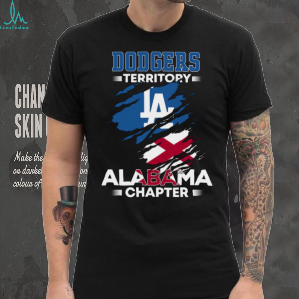 Dodgers Territory Alabama Chapter T Shirt Dodgers Territory Alabama Chapter T Shirt