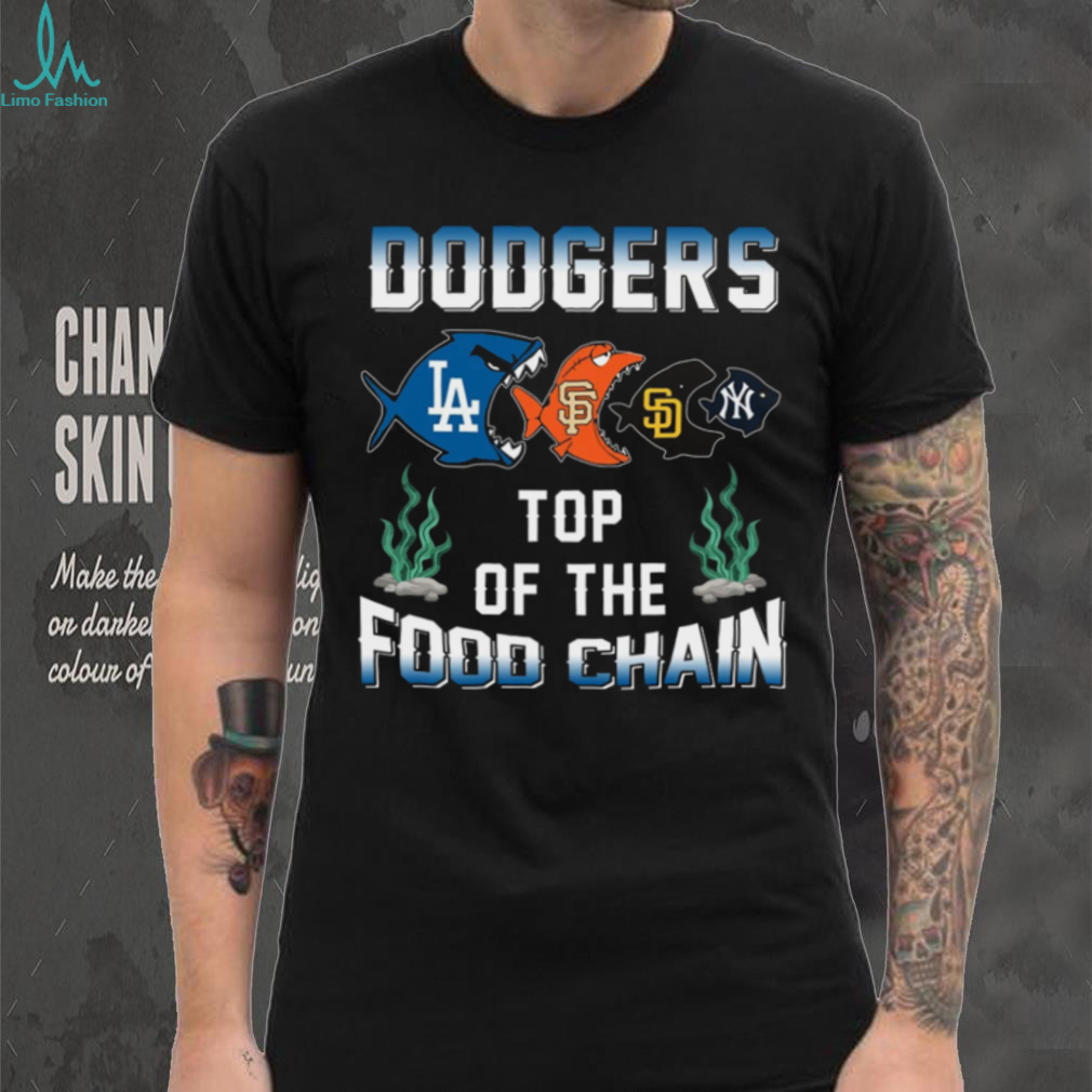 Dodgers Top of the Food Chain T Shirt Dodgers Top of the Food Chain T Shirt