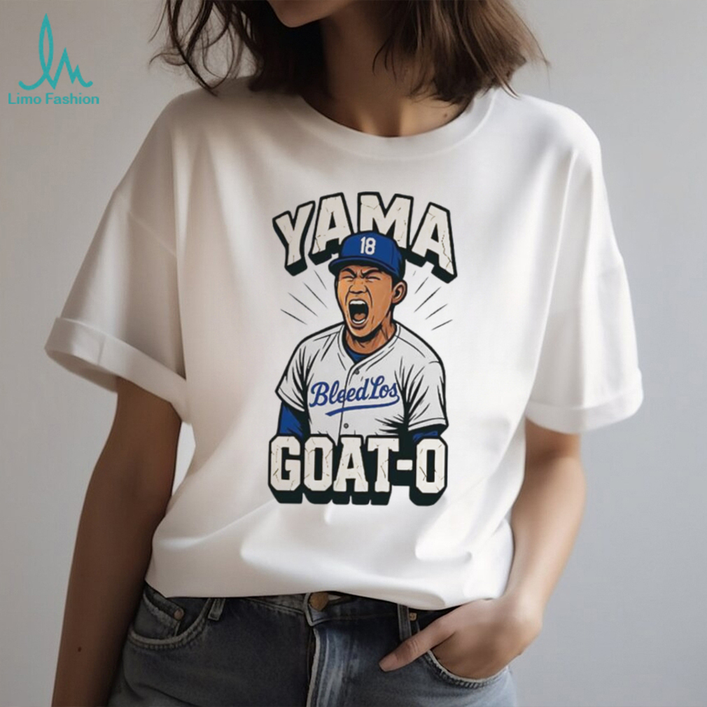 Dodgers Yoshinobu Yamamoto Yama Goat O Shirt Dodgers Yoshinobu Yamamoto Yama Goat O Shirt