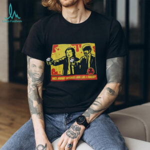 Does Johnny cupcakes look like a bakery Pulp Fiction parody shirt