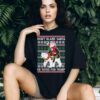F CAW F Chicken Santa hat Merry Christmas shirt