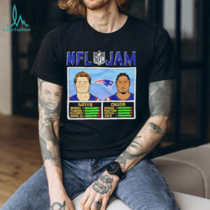 Drake Maye and Stefon Diggs NFL Jam New England Patriots shirt