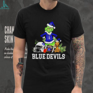 Duke Blue Devils The Grinch and Max helmet Christmas 2025 shirt