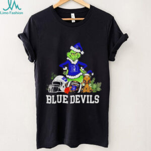 Duke Blue Devils The Grinch and Max helmet Christmas 2025 shirt