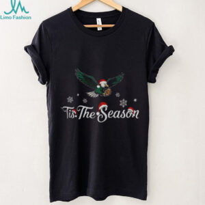 Eagles Santa Bird Gang Philadelphia mascot Philadelphia Eagles NFL Football Tis The Season 2025 Christmas shirt