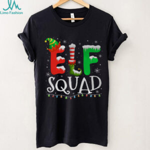 Elf Family Christmas Matching Pajamas Xmas Elf Squad T Shirt