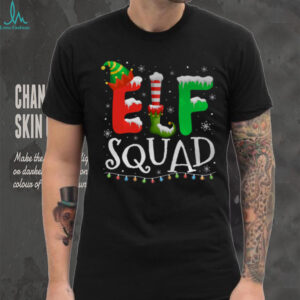 Elf Family Christmas Matching Pajamas Xmas Elf Squad T Shirt