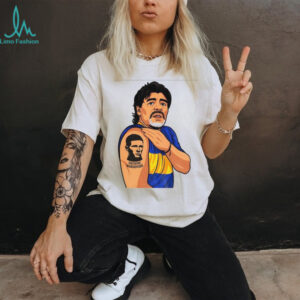 Elliot Anderson Geordie Maradona tattoo shirt