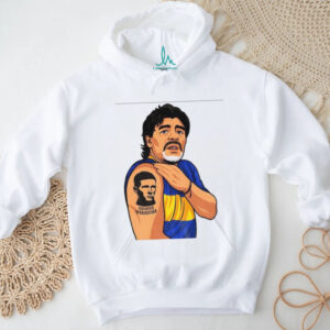 Elliot Anderson Geordie Maradona tattoo shirt