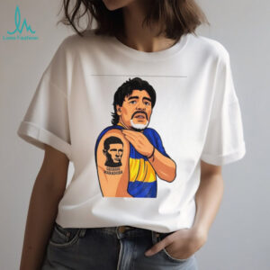 Elliot Anderson Geordie Maradona tattoo shirt