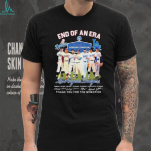 End Of An Era Los Angeles Dodgers Legends Thank You For The Memories Signatures T shirts