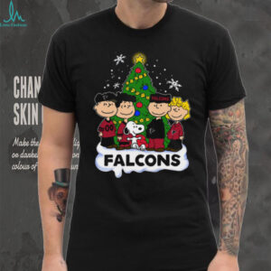 Falcons Peanuts Snoopy and Friends Christmas T Shirt