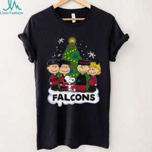 Falcons Peanuts Snoopy and Friends Christmas T Shirt