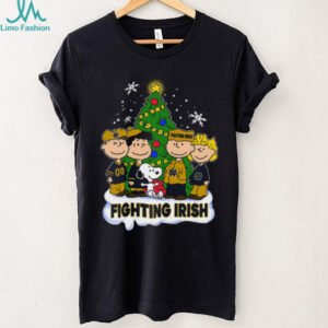 Fighting Irish Peanuts Snoopy and Friends Christmas Shirt