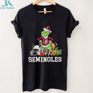 Florida State Seminoles The Grinch and Max helmet Christmas 2025 shirt
