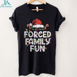 Forced Family Fun Christmas Pajamas Funny T Shirt