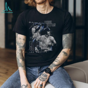 Freddie Freeman 5 Los Angeles Dodgers Baseball player signature graphic shirt