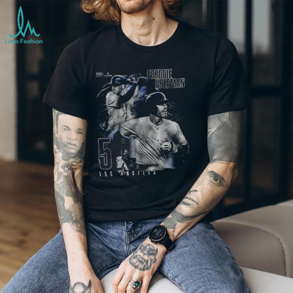Freddie Freeman 5 Los Angeles Dodgers Baseball player signature graphic shirt Freddie Freeman 5 Los Angeles Dodgers Baseball player signature graphic shirt