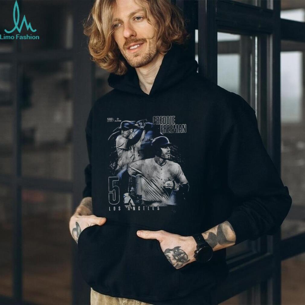 Freddie Freeman 5 Los Angeles Dodgers Baseball player signature graphic shirt Freddie Freeman 5 Los Angeles Dodgers Baseball player signature graphic shirt