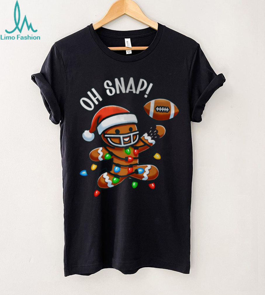 Funny Gingerbread Man Pajamas & PJs Xmas Holiday Oh Snap Gingerbreadman Christmas Football T Shirt Funny Gingerbread Man Pajamas & PJs Xmas Holiday Oh Snap Gingerbreadman Christmas Football T Shirt