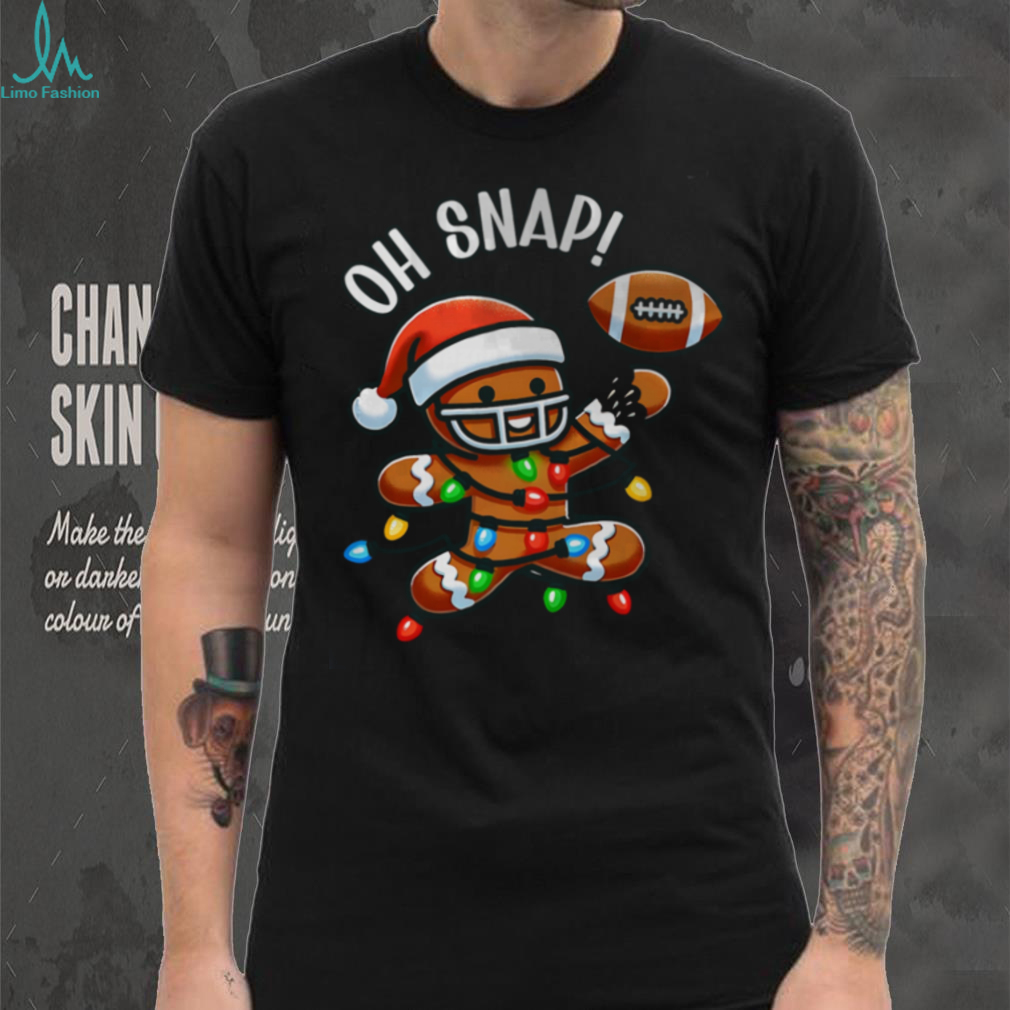 Funny Gingerbread Man Pajamas & PJs Xmas Holiday Oh Snap Gingerbreadman Christmas Football T Shirt Funny Gingerbread Man Pajamas & PJs Xmas Holiday Oh Snap Gingerbreadman Christmas Football T Shirt